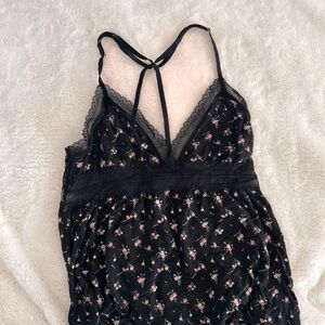 Vintage Victoria secret lace babydoll cami